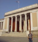 Michael in front of the National Archaeological Museum