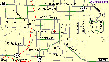 map to Radisson Hotel