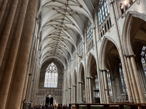 inside York Minster cathedral